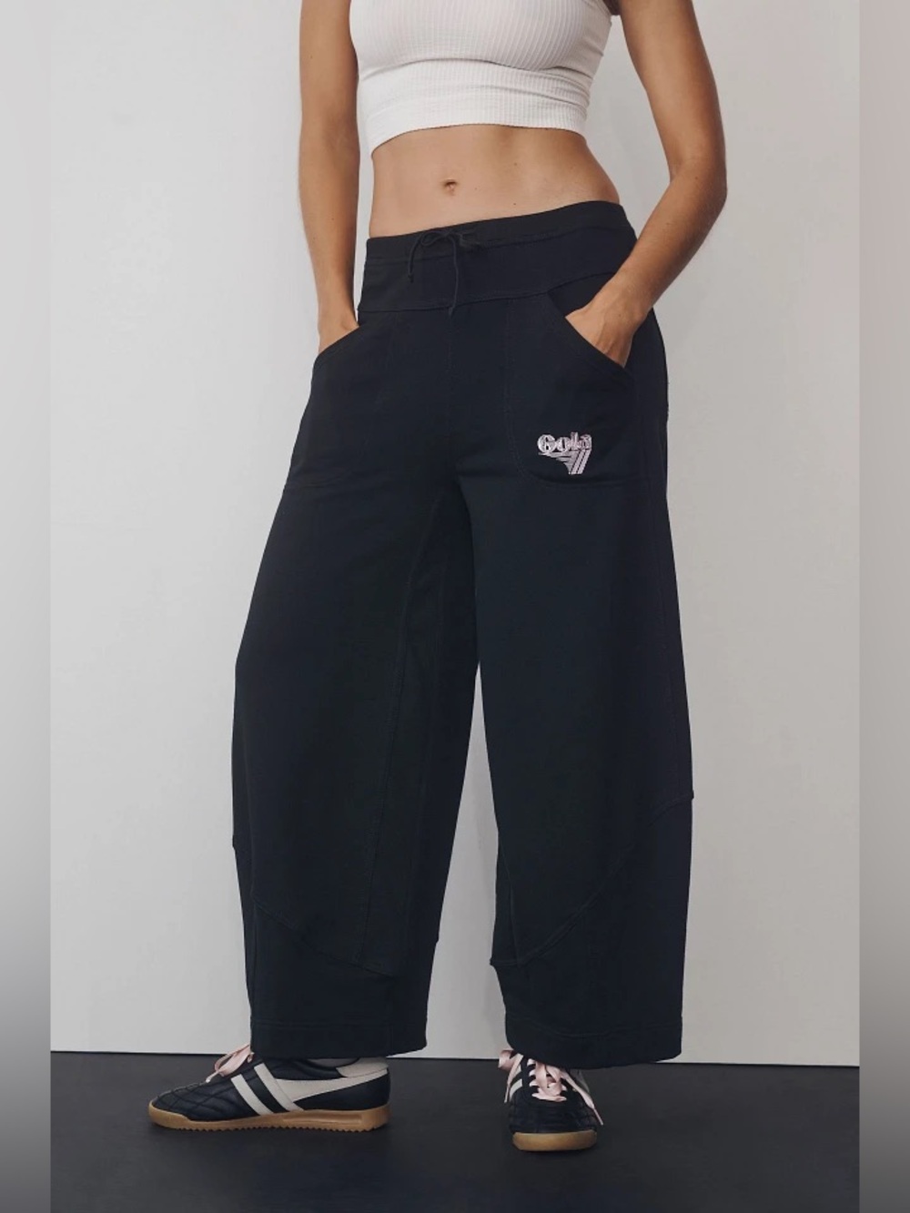 Gola x Anthropologie French Lounge Barrel Pants Size L? XL? Read Description